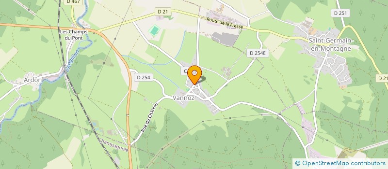 localisation de l'entreprise LEBAS JURA CONSTRUCTION  NEY