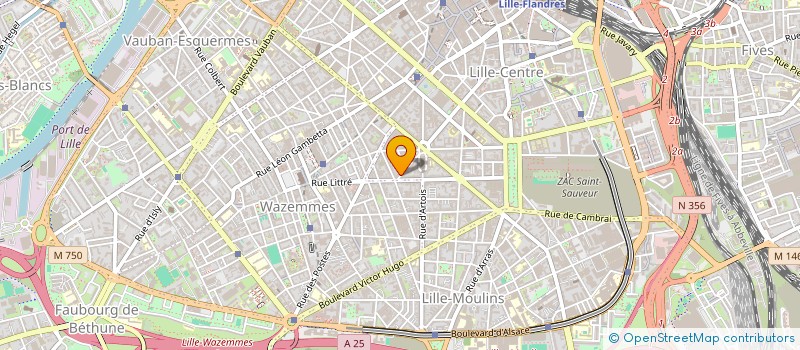 localisation de l'entreprise LEBAS RS à LILLE