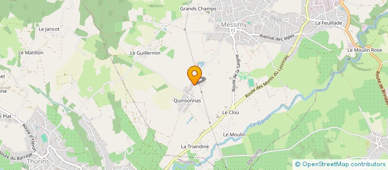 localisation de l'entreprise LEBAT  MESSIMY