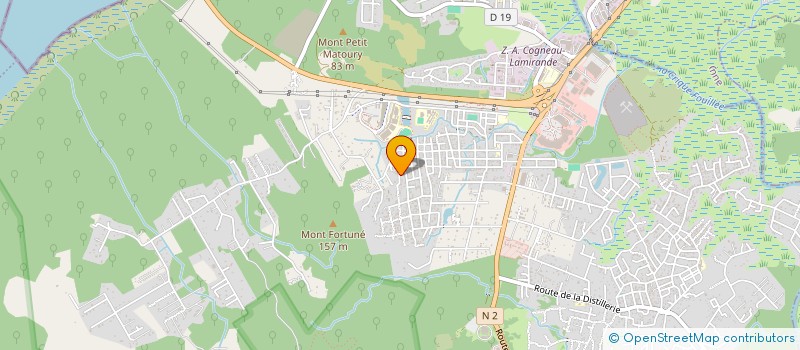localisation de l'entreprise LEBAT PLUS GENERAL à MATOURY