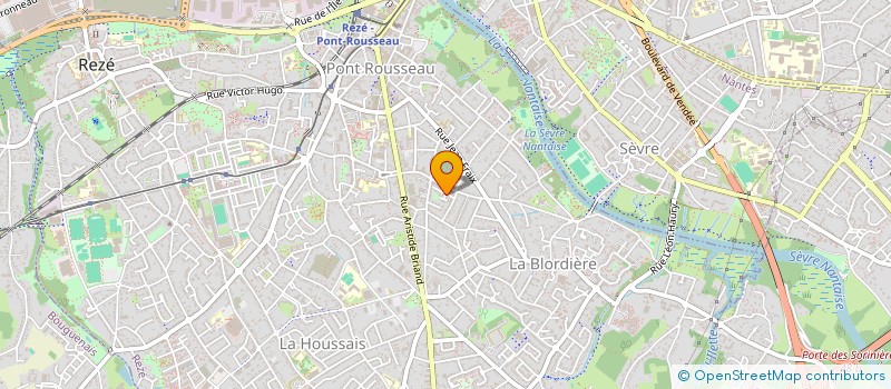 localisation de l'entreprise LEBATARD  REZE