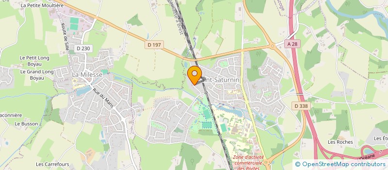 localisation de l'entreprise LEBAU PAYSAGE  SAINT-SATURNIN