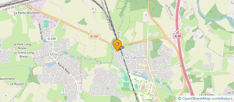 localisation de l'entreprise LEBAU SERVICES  SAINT-SATURNIN