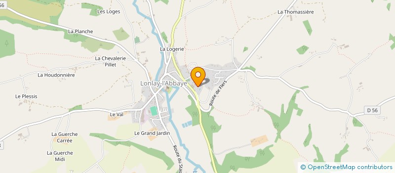 localisation de l'entreprise LEBAUDY-VALOGNES à LONLAY-L'ABBAYE