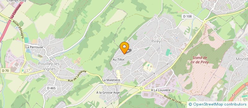 localisation de l'entreprise LEBAUT  PIREY