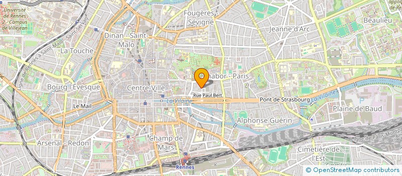 localisation de l'entreprise LEBBERT  RENNES