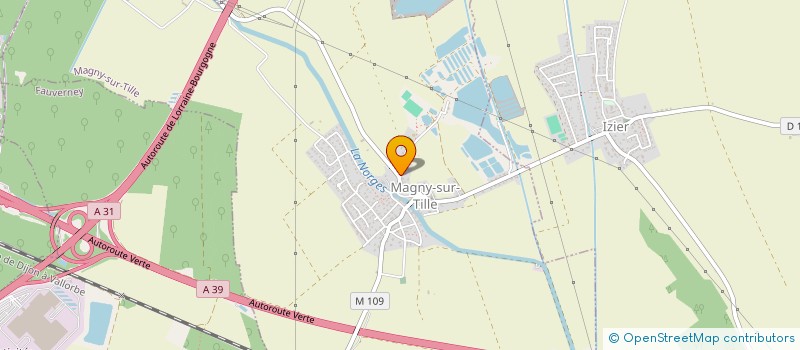 localisation de l'entreprise LEBC  MAGNY-SUR-TILLE