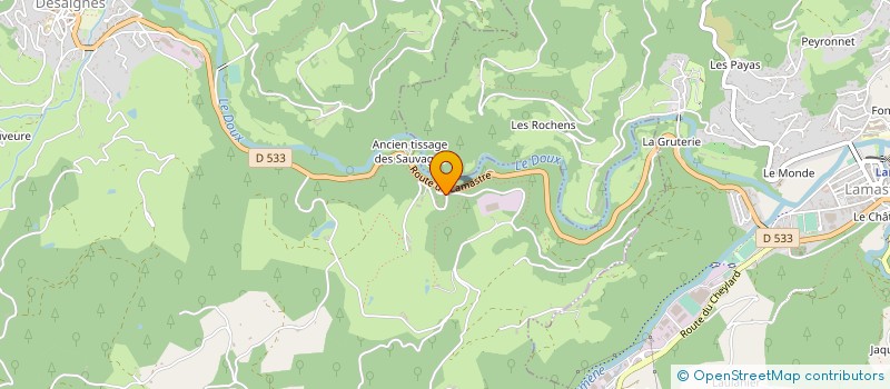 localisation de l'entreprise LEBEAU-AUDEBOURG  DESAIGNES