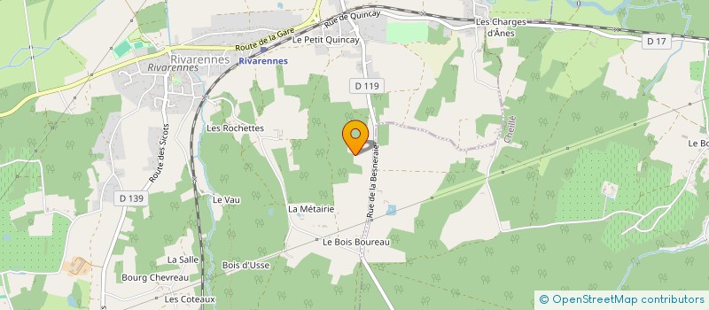 localisation de l'entreprise LEBEAU CLEMENT à AZAY-LE-RIDEAU