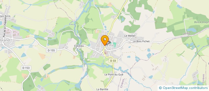 localisation de l'entreprise LEBEAU&CO  LE PIN