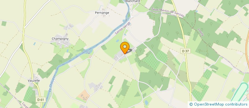 localisation de l'entreprise LEBEAU INVESTISSEMENTS  SAINTE-VERGE