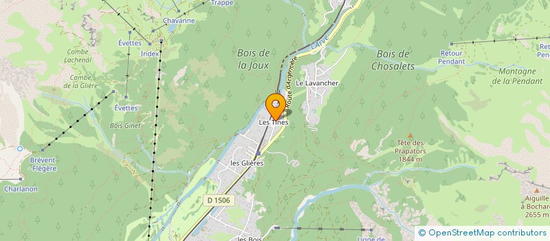 localisation de l'entreprise LEBEAUCHEILAN à CHAMONIX-MONT-BLANC