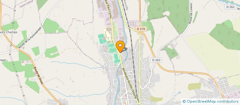 localisation de l'entreprise LEBEAUCLERC  LISIEUX