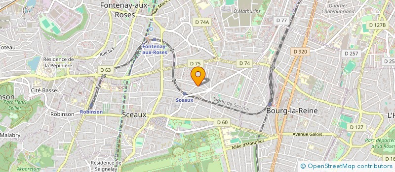 localisation de l'entreprise LEBEAUTHONIER à SCEAUX