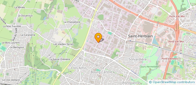 localisation de l'entreprise LEBEC  SAINT-HERBLAIN