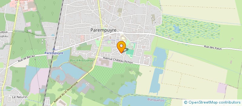 localisation de l'entreprise LEBEGUE IMMODEVELOPPEMENT  PAREMPUYRE