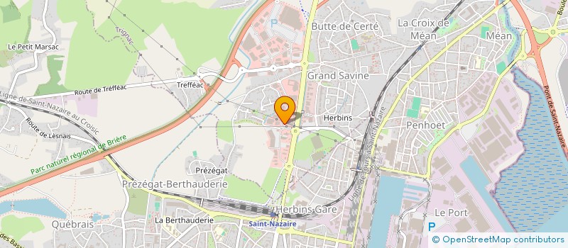 localisation de l'entreprise LEBEL à TRIGNAC