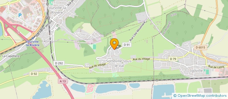 localisation de l'entreprise LEBEL  SOTTEVILLE-SOUS-LE-VAL