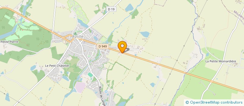 localisation de l'entreprise LEBEL IMMO  AVRILLE