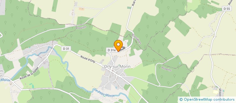 localisation de l'entreprise LEBEL IMMOBILIER  ORLY-SUR-MORIN