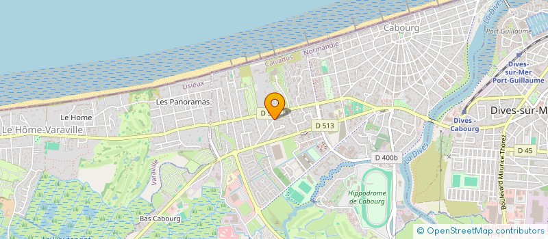 localisation de l'entreprise LEBEL JEAN MICHEL ET LEBEL CLAUDE  CABOURG