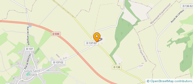 localisation de l'entreprise LEBEL VIANDES SERVICE à GOUY-SAINT-ANDRE