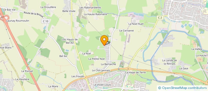 localisation de l'entreprise LEBELINVEST  SAINT-GREGOIRE