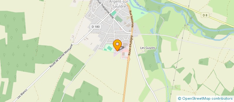 localisation de l'entreprise LEBERICHEL  ARGENT-SUR-SAULDRE