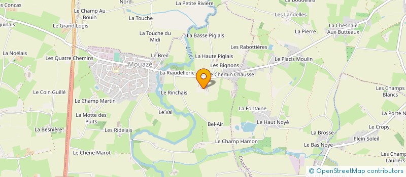 localisation de l'entreprise LEBERT TP  MOUAZE