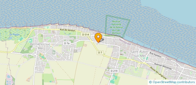 localisation de l'entreprise LEBERTRE PAYSAGES  BERNIERES-SUR-MER