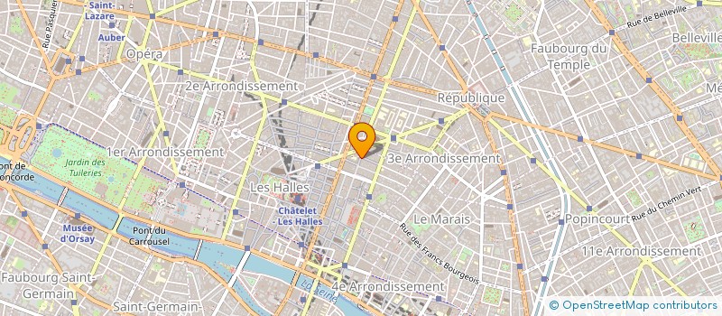 localisation de l'entreprise LEBEURRE SAS à PARIS