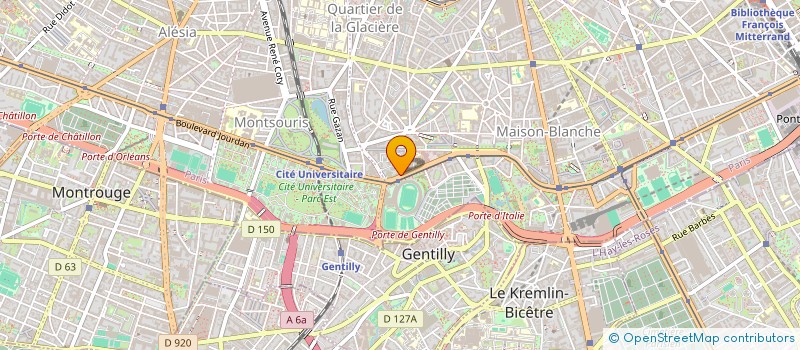 localisation de l'entreprise LEBI  PARIS