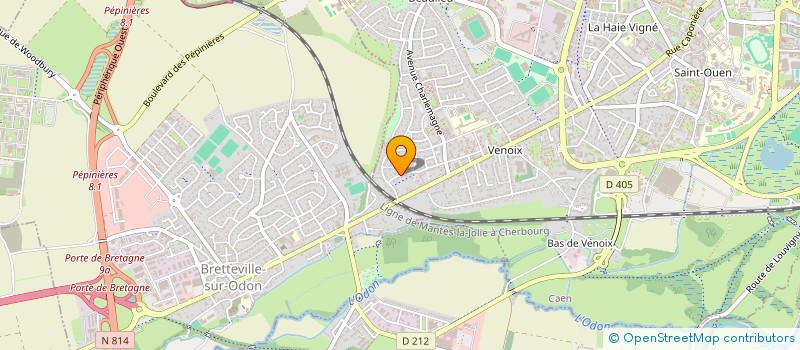 localisation de l'entreprise LEBIGOT & CO à CAEN