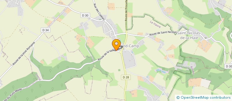 localisation de l'entreprise LEBIGRE ROMAIN  SAINT-JEAN-DE-FOLLEVILLE