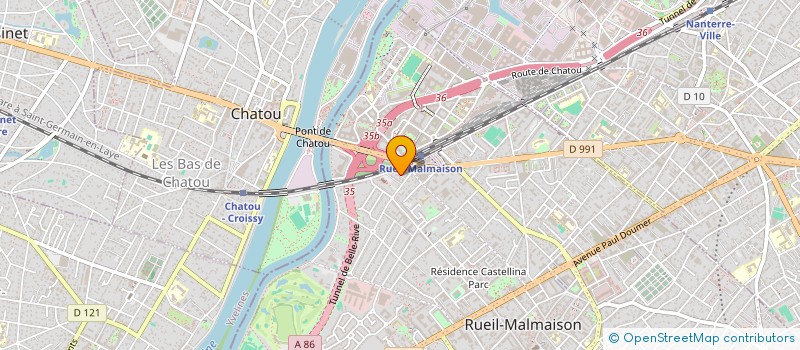 localisation de l'entreprise LEBINVEST à RUEIL-MALMAISON
