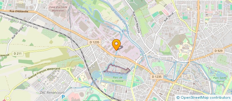 localisation de l'entreprise LEBLANC à AMIENS