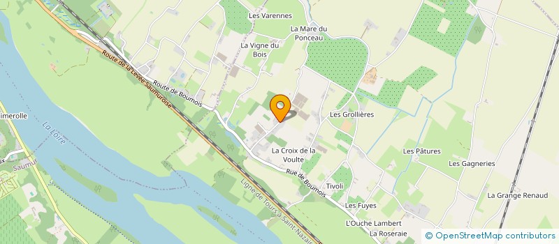 localisation de l'entreprise LEBLANC à SAUMUR