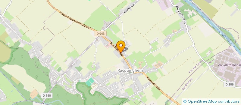 localisation de l'entreprise LEBLANC ET CROO  NORRENT-FONTES