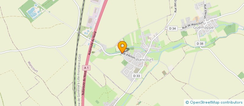 localisation de l'entreprise LEBLANC'IMMO  WANCOURT