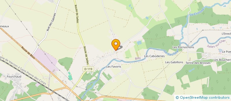 localisation de l'entreprise LEBLANC MACONNERIE CARRELAGE  BILLY