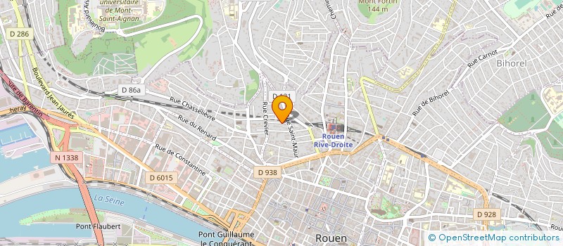 localisation de l'entreprise LEBLANC SAS à ROUEN