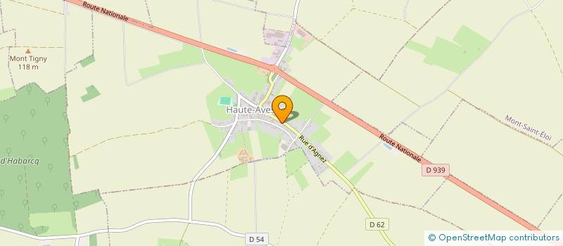 localisation de l'entreprise LEBLANCIMMO  HAUTE-AVESNES