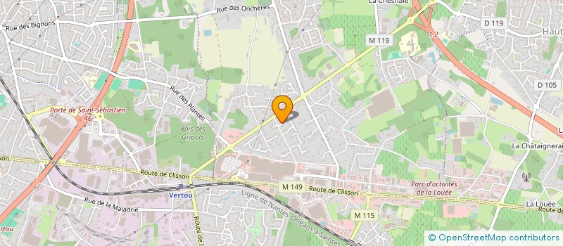 localisation de l'entreprise LEBLOIS  BASSE-GOULAINE