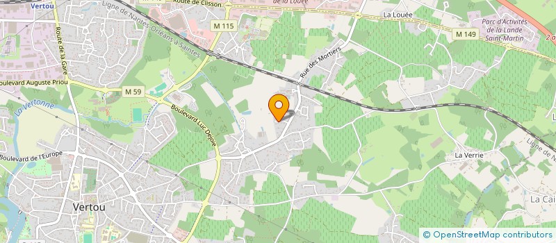 localisation de l'entreprise LEBLOIS CLEAN à VERTOU