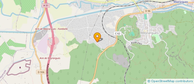 localisation de l'entreprise LEBLON  MEYRARGUES