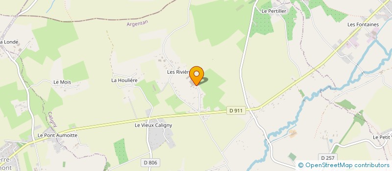 localisation de l'entreprise LEBLOND à CALIGNY