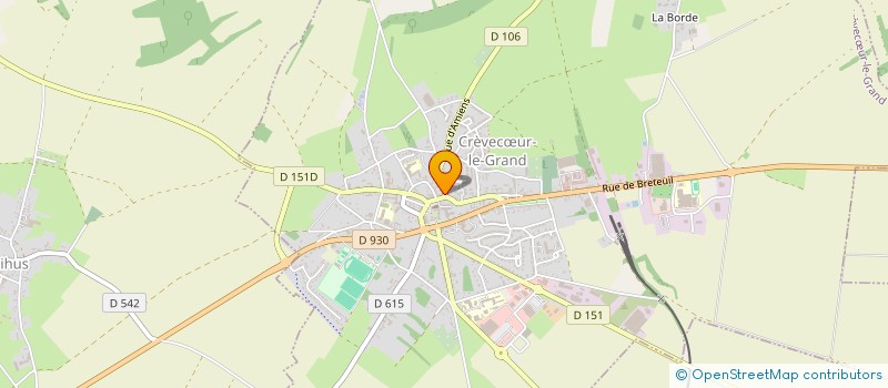 localisation de l'entreprise LEBLOND  AUCHY-LA-MONTAGNE