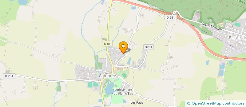 localisation de l'entreprise LEBLOND à OMBREE D'ANJOU