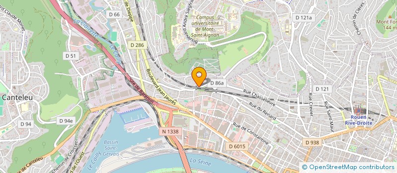 localisation de l'entreprise LEBLOND à ROUEN