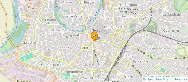 localisation de l'entreprise LEBLOND JANS  NIORT